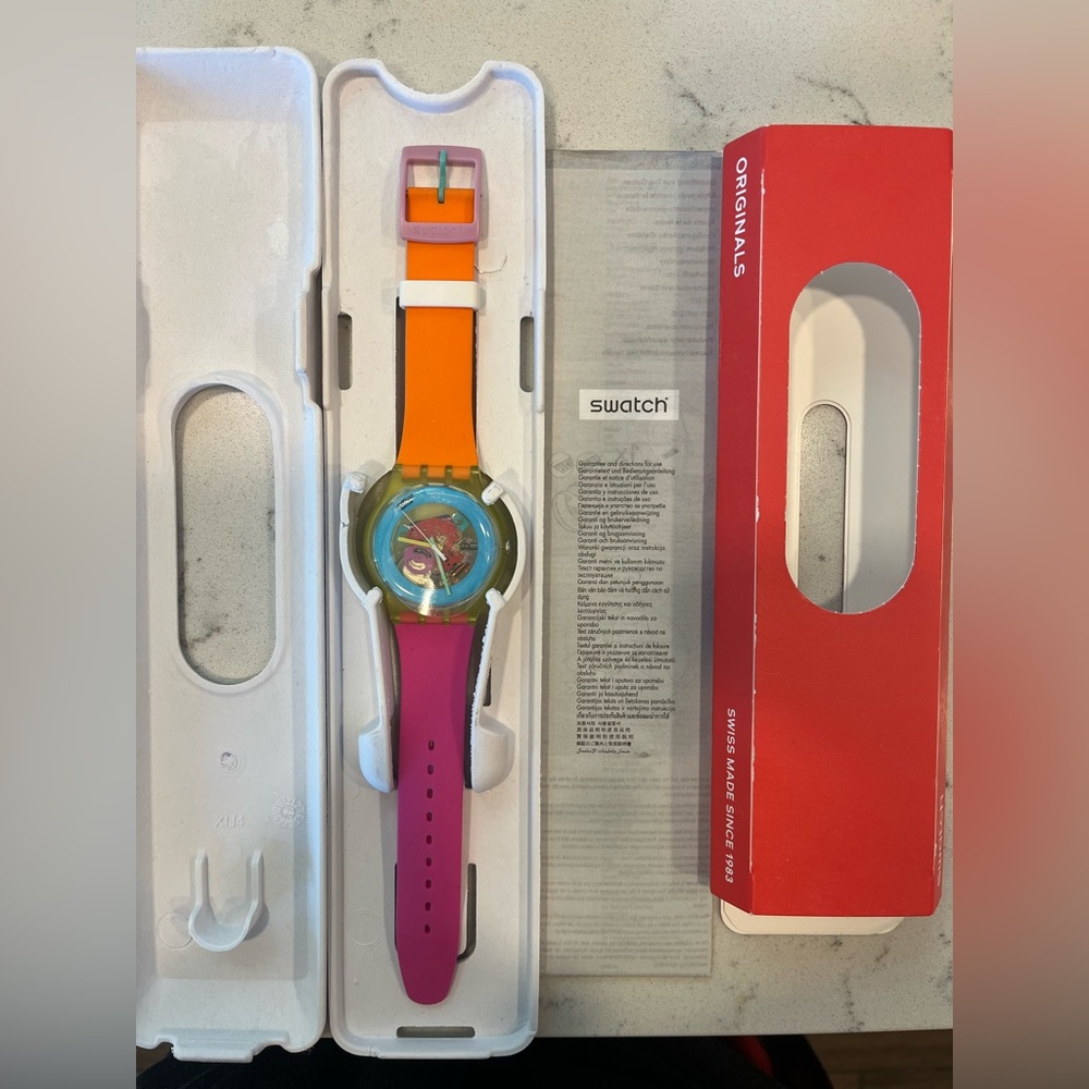 Swatch Watch - SUOJ101 - COLOR PALETTE Unisex Gents NEW in Box